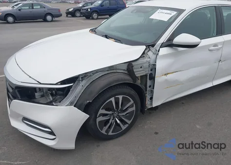 2020 Honda Accord Hybrid из США, поврежденный, VIN 1HGCV3F11LA009984